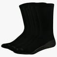 thumbnail image 3 of Dickies Men's Dri-tech Moisture Control Crew Socks Multipack, Black (6 Pairs), Shoe Size: 12-15, 3 of 5