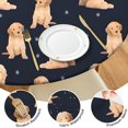 thumbnail image 4 of Goldendoodle Dog Round Fitted Tablecloth with Elastic Edge,Dining Table Cover Waterproof,Outdoor Round Tablecloth for Camping,Dining,Indoor and Outdoor, 4 of 7