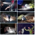 thumbnail image 5 of Waterproof Led Headlamp Powerful Headlamp Rechargeable Headlamp 4 Lighting Modes With Zoom Function Camping And Emergency Use Headlamp, 5 of 5