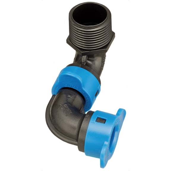 Hydro-Rain 1/2" Blu-Lock x MPT Combo Swing Joint-Thread Size:3/4"