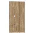 thumbnail image 1 of Ropero Closet 3 puertas y 2 cajones Color Madera RTA, 1 of 4
