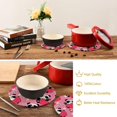 thumbnail image 6 of SKYSONIC Pot Holders Trivets set, 2 Pcs,Panda Bear Valentine's Day Potholders for Kitchen Thread Weave Trivets for Hot Dishes/Pot/Bowl/Teapot/Hot Pot Holders, 6 of 7