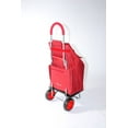 thumbnail image 3 of dbest Bigger Folding Trolley Dolly, Red Pin Dot, 3 of 4