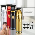 thumbnail image 3 of Sonducket Cortadora de pelo eléctrica, afeitadora con indicador recargable por USB, máquina de afeitar portátil para salón, cortadora de pelo Ciclismo Plata, 3 of 6