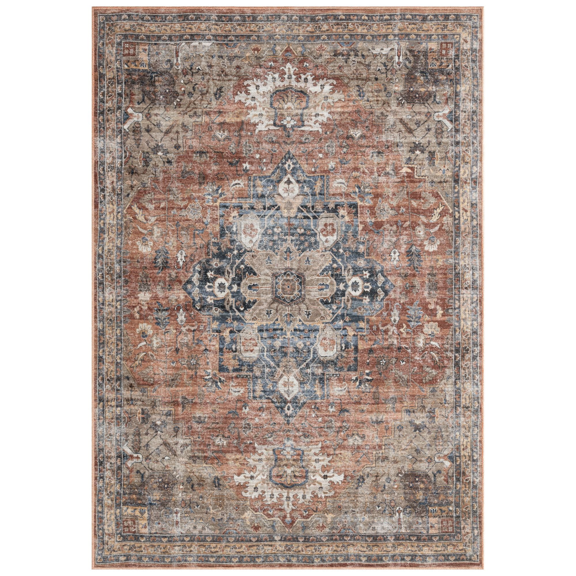 Everwash™ Callaghan Esther Bohemian Medallion Machine Washable Area Rug