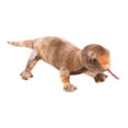 thumbnail image 1 of Animal de peluche lagarto decoración compañero suave dibujos animados abrazable lindo realista Marrón, 1 of 9