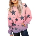 thumbnail image 3 of Crunowin Boys And Girls Hooded Sweatshirt, Round Neck With Pocket Long Sleeve Casual Tops Sky Blue 5 T, 3 of 5