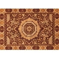 thumbnail image 1 of Ahgly Company Indoor Rectangle Abstract Orange Modern Area Rugs, 6' x 9', 1 of 4