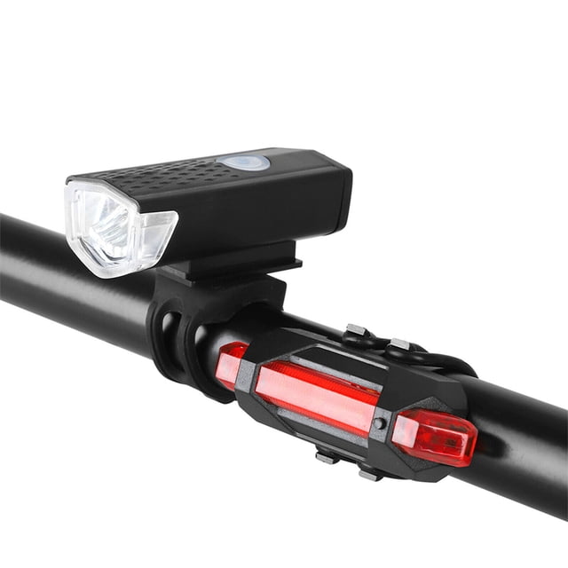 ITFABS USB Rechargeable 360-Degree Lighting Ip65 Bicycle Front Rear Light