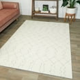 thumbnail image 3 of Balta Reeves Moroccan Trellis Area Rug Grey 4'6" x 6' 4' x 6' Silver, Cream, 3 of 5