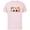 Soft Pink, variant on Star Wars Logo The Mandalorian Kawaii Characters Standard - Short Sleeve Cotton T-Shirt for Adults - Customized-Charcoal