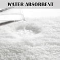 thumbnail image 5 of Bath Rug for Bathroom Non Slip Bathroom Mat (20 x 32, White) Water Absorbent Soft Microfiber Shaggy Bathroom Rug Machine Washable Bath Mat for Bathroom Thick Plush Shower Mat, 5 of 6