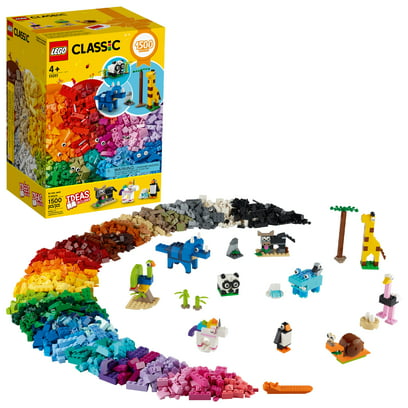 LEGO Classic 1,500 Pieces Bricks and Animals Set