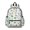 White Dinosaurs Colorful Leaves Pattern, variant on Dinosaur and Star Navy Pattern Cute School Backpack with Padded Back and Adjustable Shoulder Straps 13.4"x11"x4.7"
