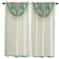 thumbnail image 2 of Mandala Pattern Ethnic Retro Curtain Home Decoration Living Room Short Curtains Window Treatments For Kitchen Bedroom, 2 of 7