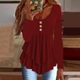 thumbnail image 2 of HCYSFG Womens Plus Size Solid Color Tank Tops Scoop Neck Sleeveless Button Detail Casual Shirts Loose Fit Summer Tees, 2 of 9