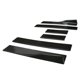 thumbnail image 4 of Extensiones de faldón lateral para coche, 2,2 m, divisores universales, labios difusores, faldón lateral negro, 4 of 9