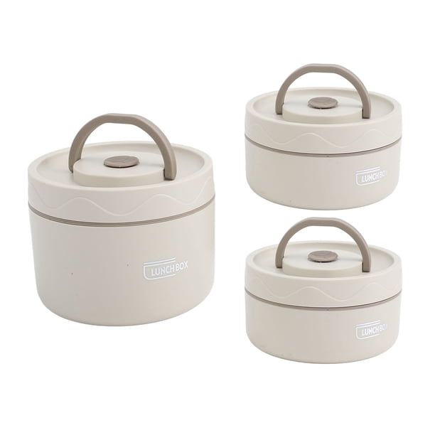 Contenedor De Almuerzo Aislado, Lonchera Térmica De Acero Inoxidable Con Tapa Con Asa Y Bolsa De Almuerzo Aislada, Tarro De Comida Aislado Portátil A Prueba De Fugas Box