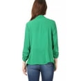 thumbnail image 4 of Moa Collection Women's Casual Relaxed Fit Open Front Blazer Jacket, 4 of 5