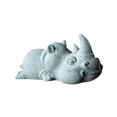 thumbnail image 5 of Green Sandstone Animal Mini Tea Pet Figurine DIY Terrarium Crafts Small Statue Cute Kung Fu Tea Pet Model for Fairy Garden, Yoga Room Shelf Rhinoceros, 5 of 8