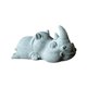 thumbnail image 4 of Figura de mascota de té en miniatura de piedra arenisca verde con postura para dormir, adorno de mesa Rinoceronte, 4 of 9