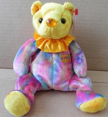 G66659459 Ty Beanie Babies Topaz November Birthday Bear Plush Toy 