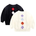 thumbnail image 1 of Beautyzll Pull pour Garçons Enfants Chandail Doux Tricoté pour Filles Bébé Hiver Col Rond Chaud 6-12 Ans, 1 of 9