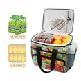 thumbnail image 2 of FORMRS Insulated Cooler Bag 24 Cans Capacity Soft Leakproof Lunch Box with Side Pockets, Vibrant Tomatoes, 2 of 7