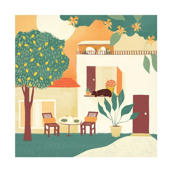 Trademark Fine Art Shriya Bhattacharya Tuscan Vacation Canvas Wall Art