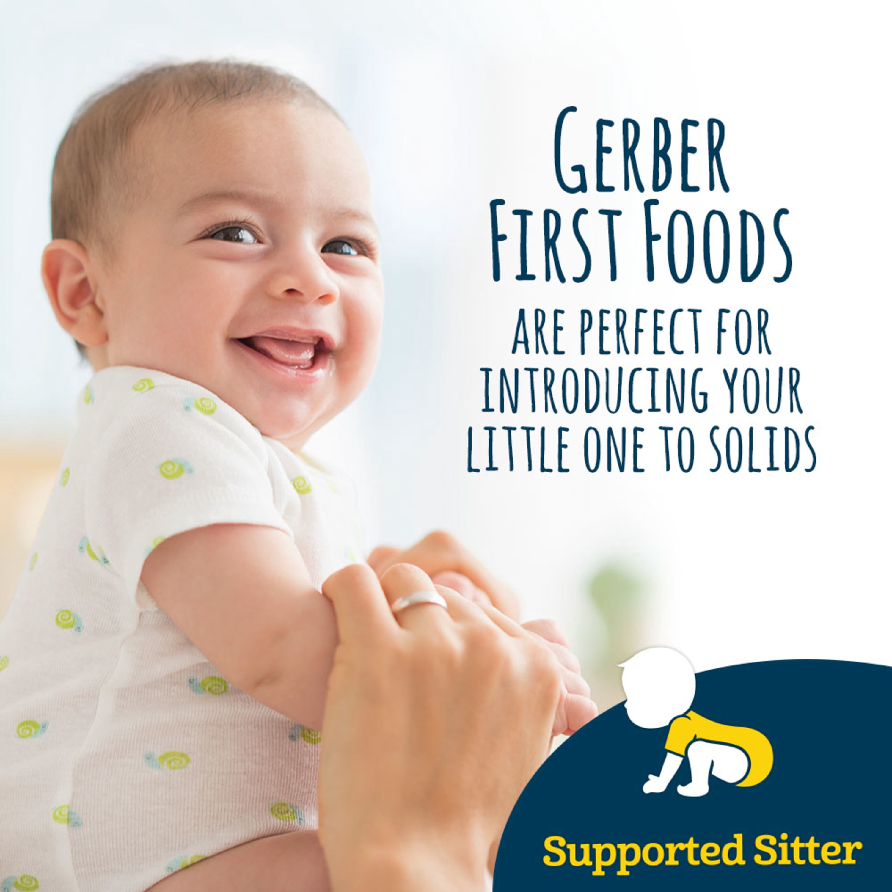 (Pack of 8) Gerber 1st Foods Natural Fruit & Veggie Variety Pack, 4 Oz Jars