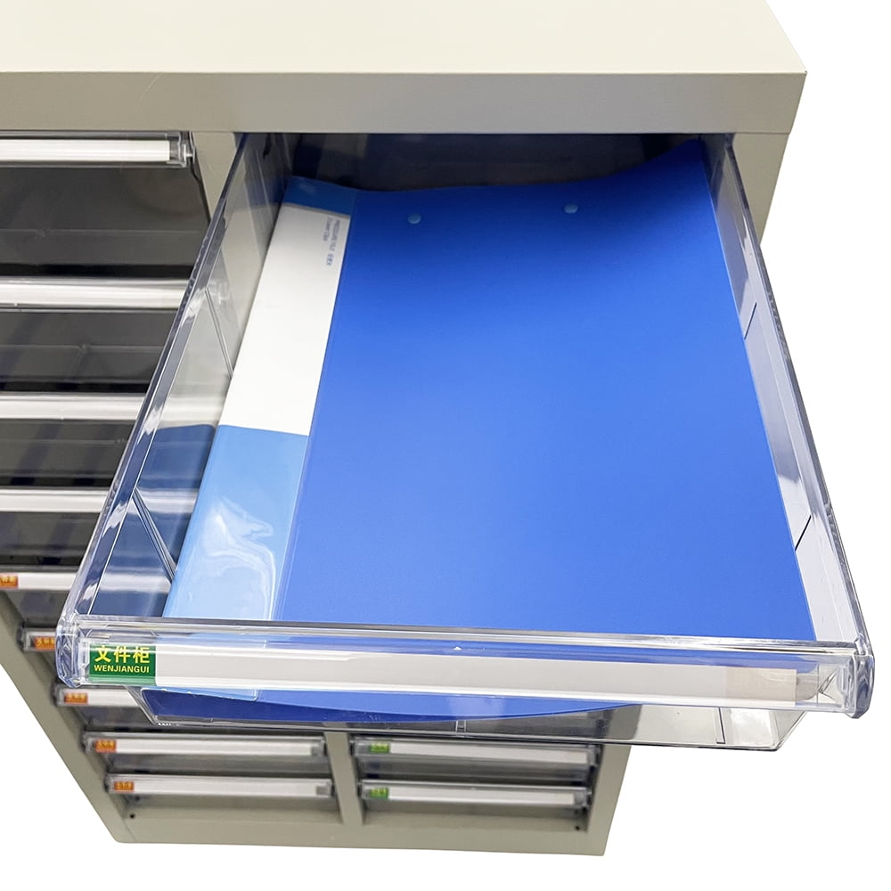 18 Medium Drawer File Cabinet for Office Book Locker Bank Reference Room Invoice Storage