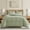 Desert Sage, variant on Levtex Home - Cloud Waffle Comforter Set - King Comforter + Two King Pillow Cases - Waffle Weave - Bright White - Comforter (106 x 94in.) and Pillow Case (36 x 20in. ) - Cotton