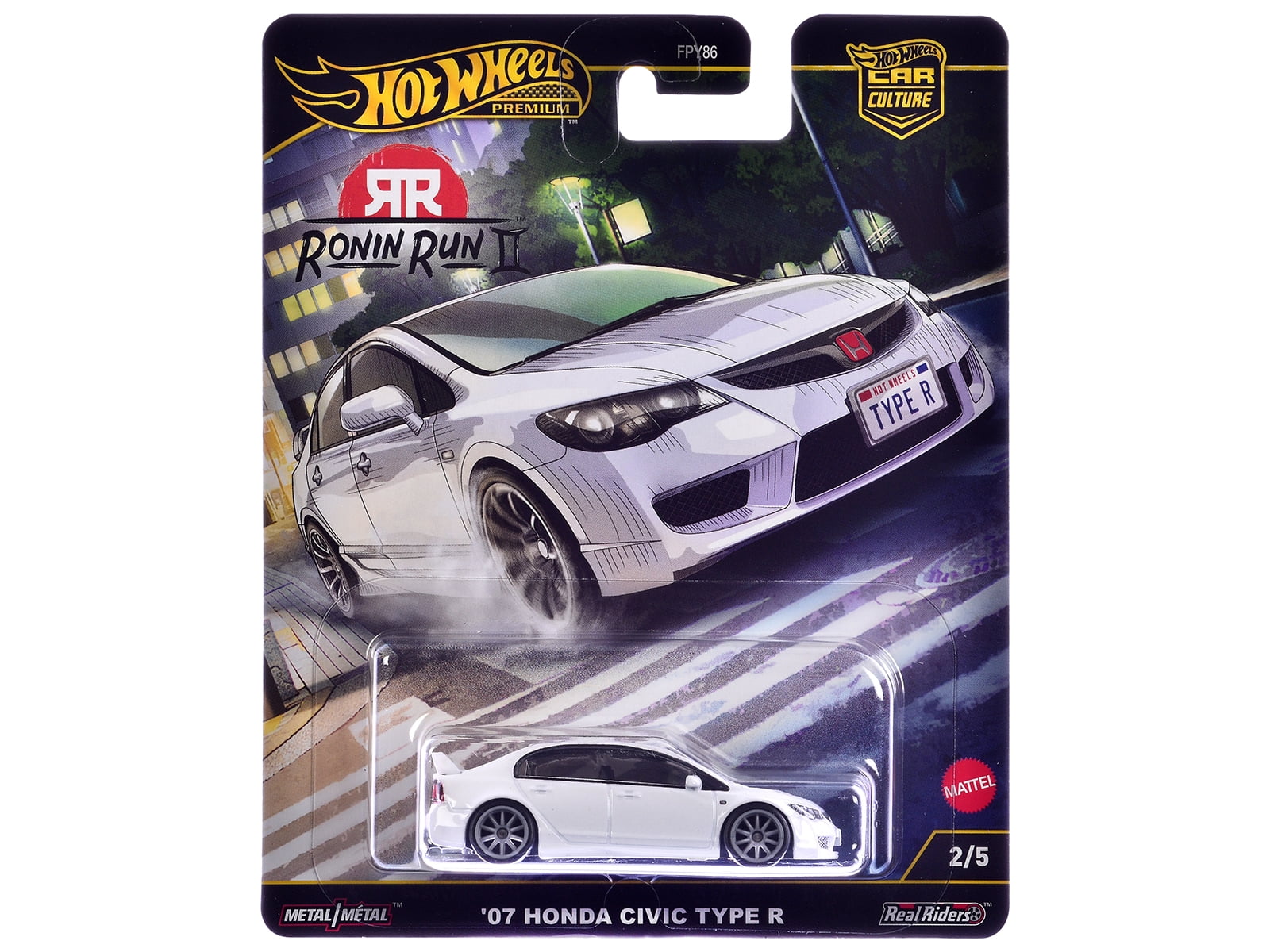 "Ronin Run II" 5 piece Set "Car Culture" 2025 Series M Diecast Model Cars by Hot Wheels