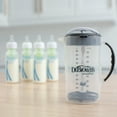 thumbnail image 3 of Dr. Brown's Baby Formula Mixing Pitcher with Adjustable Stopper / No Drip Spout, Black, 36oz, 1-Pack, 3 of 10