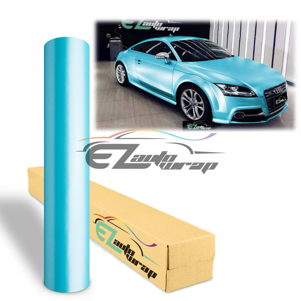 Premium Matte Metallic Satin Pearl LIGHT BLUE Vinyl Wrap Full Entire Car Air Bubble Free