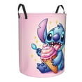 thumbnail image 3 of Stit-ch Laundry Basket Collapsible Cartoon Cute Clothes Hamper for Nursery Kids Toys Storage Bag, 3 of 10