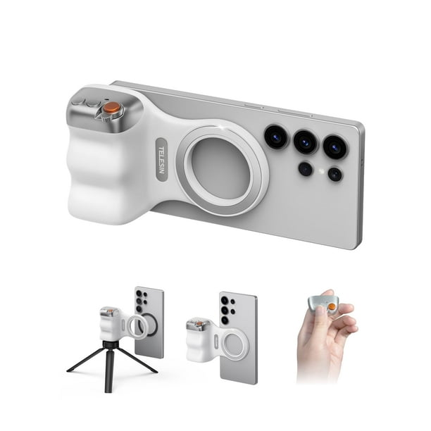 Control remoto inalámbrico magnético TELESIN Camera Grip, carga de 3 kg