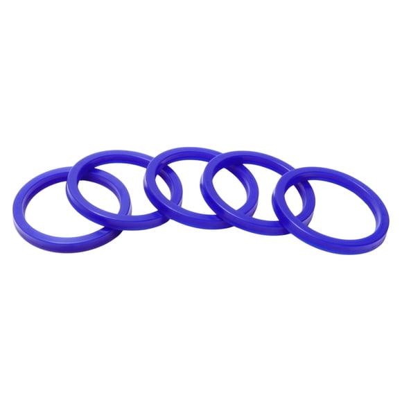 Anillo de Sello de Aceite Universal Labio UN Sello de Eje Rotativo 75x90x9mm Alta Presión TPU Azul 5 Pcs