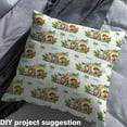 thumbnail image 2 of jejeloiu Cute Lions Monkey Fabric by the Yard 1 Yard,Cartoon Giraffe ZebraHome Decor Fabric by the Yard,Green Coconut Monstera Sewing Fabric For Teens,Super Cozy Room Decor, 2 of 6