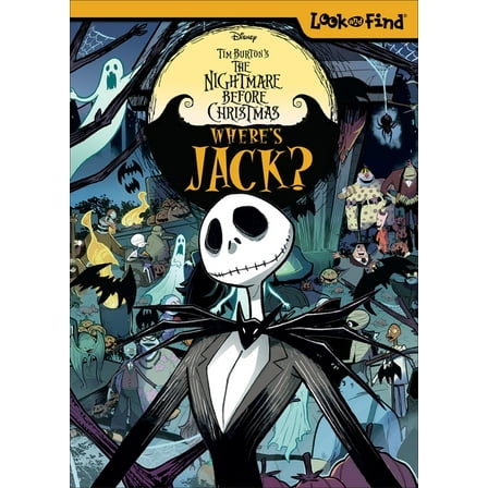 Look and Find Series #4 Disney Tim Burton's the Nightmare Before Christmas Where's Jack?: Look and Find, (Hardcover)