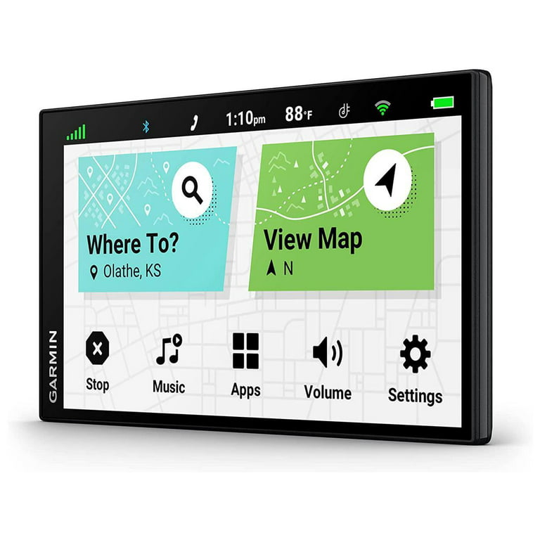 Giv rettigheder Se tilbage Silicon Garmin DriveSmart 66, 6-inch Car GPS Navigator with Bright High-Resolution  Maps and Garmin Voice Assist 010-02469-00 - Walmart.com