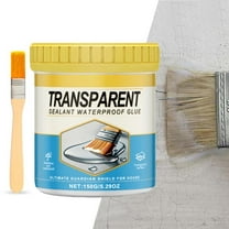 150g Invisible Waterproof Sealant Kit - Transparent Anti-Leak Coating for Roofs/Tiles/Walls