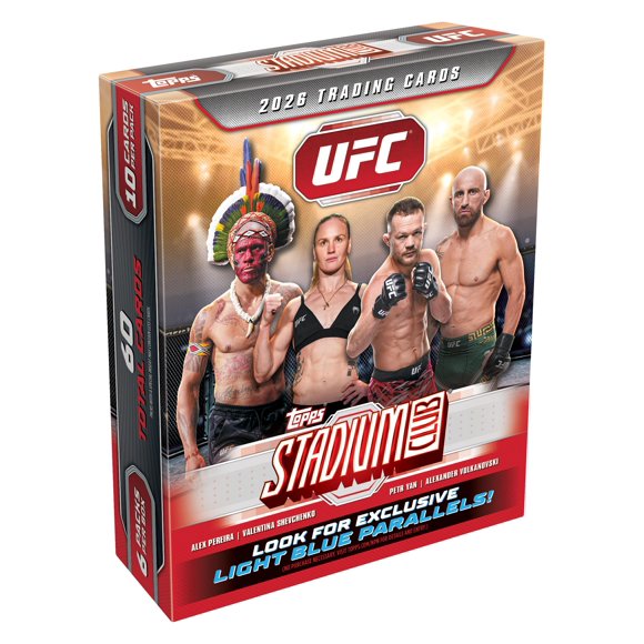 Tarjetas coleccionables Topps UFC Stadium Club Caja Mega