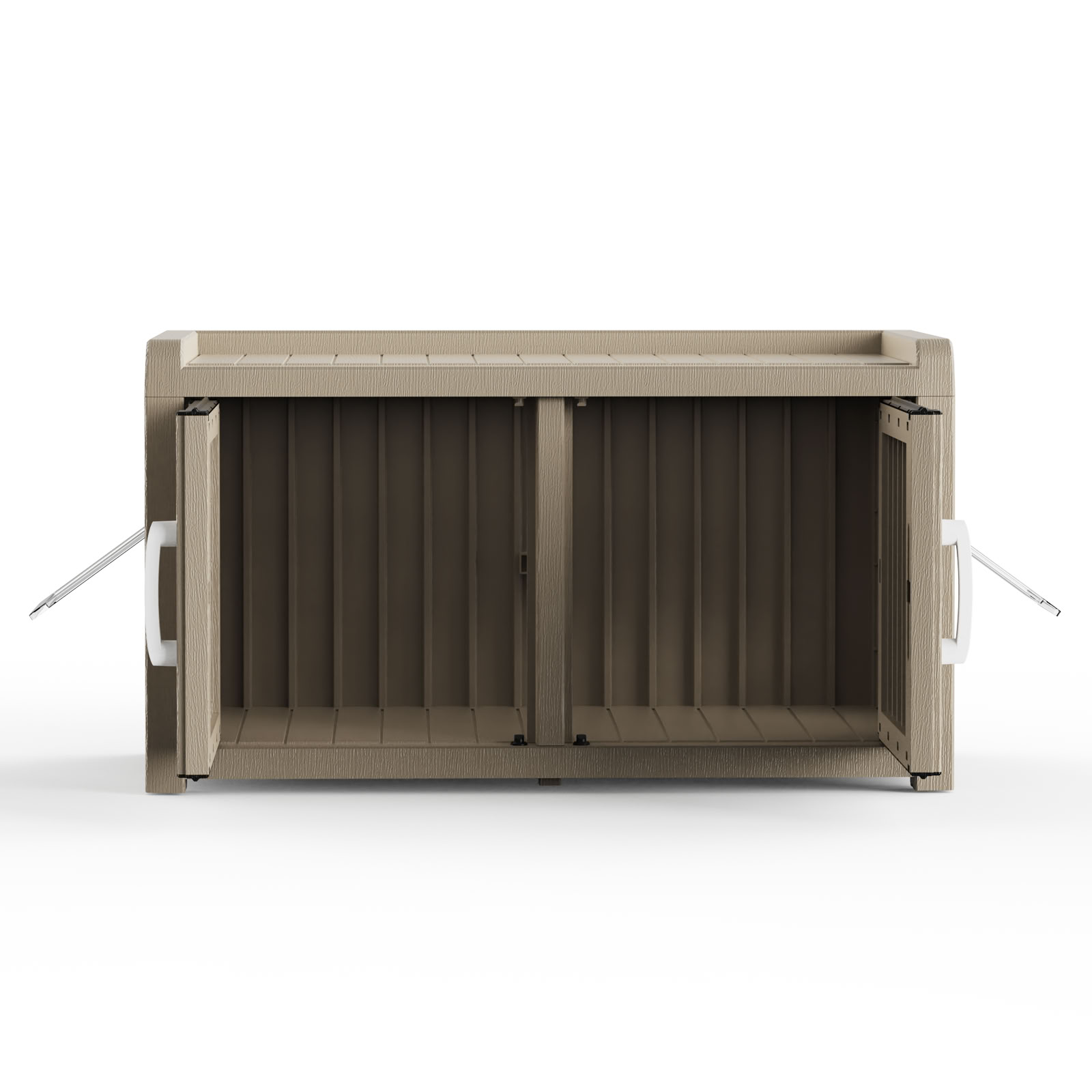 MAYEERTY Compact Indoor Cat House, Shatter-Resistant Pet Retreat with Spacious Interior (No-Tool Assembly)