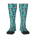thumbnail image 2 of Picia Women Crew Soft Moisture-wicking Socks Skull Cat Pattern Design Cotton Socks, One Size fit All, 2 of 9