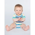 thumbnail image 2 of Little Star Organic Baby Boys Short Sleeve Pure Organic True Brights Bodysuits, 5-Pack, 2 of 7