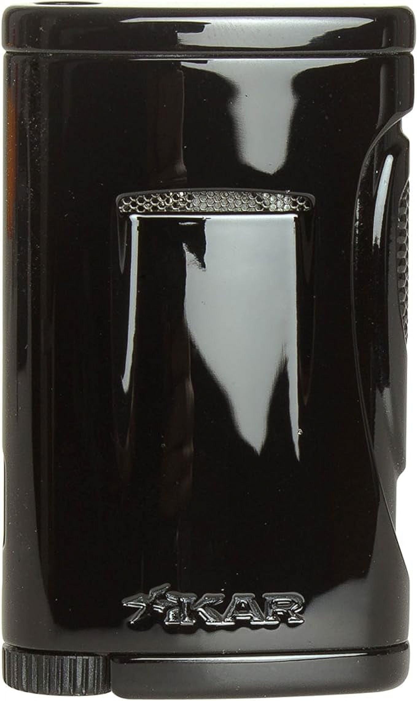 Xikar Xidris Single Jet Flame Lighter, Black