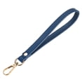 thumbnail image 1 of Correa de muñeca Uxcell [1PCS] - Llave de cuero genuino - [Azul-Dorado-8.27In] Correa de muñeca de reemplazo, 1 of 7