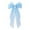 Bleu Ciel, variante sur Hearth & Gear Élégant et Féminin : Bandeau Nœud Français Long en Satin pour une Accent Époustouflante Barrettes pour Filles Clips Barrettes Claires pour Femmes Ruban Barrettes Années 80