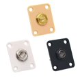 thumbnail image 3 of Milaget Square Electric Guitar Output Socket Plate for LP Black, 3 of 9